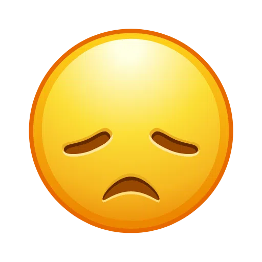 Disappointed Face on Telegram