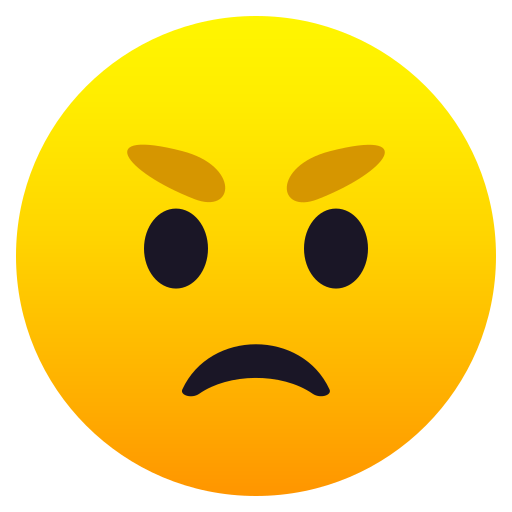 Angry Face on JoyPixels