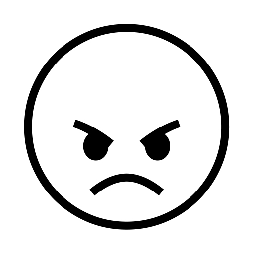Angry Face on Noto Emoji