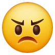 Angry Face on Samsung