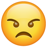 Angry Face on WhatsApp