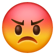Pouting Face on Samsung