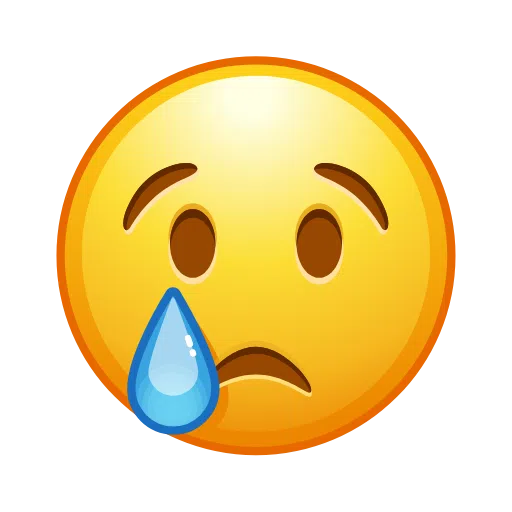 Crying Face on Telegram