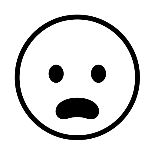 Frowning Face With Open Mouth on Noto Emoji