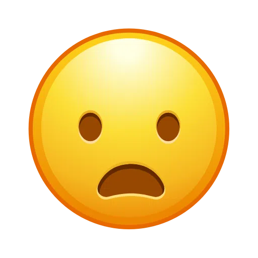 Frowning Face With Open Mouth on Telegram