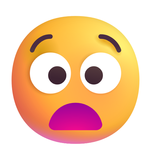 Anguished Face on Microsoft 3D