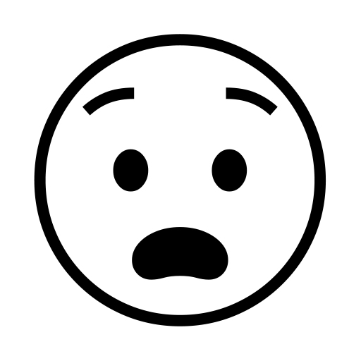 Anguished Face on Noto Emoji