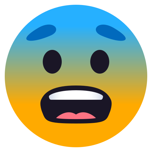 Fearful Face on JoyPixels