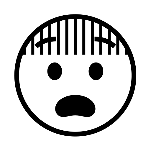 Fearful Face on Noto Emoji
