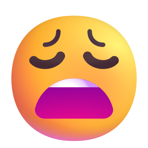 Weary Face on Microsoft 3D