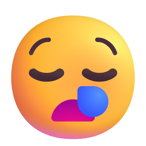 Sleepy Face on Microsoft 3D