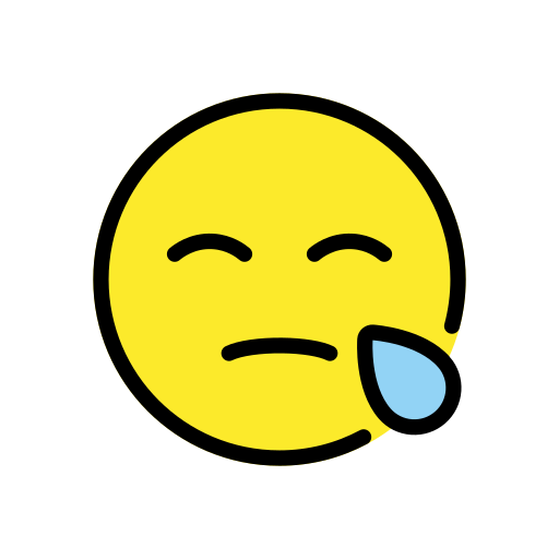 Sleepy Face on OpenMoji