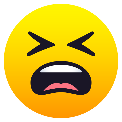Tired Face on JoyPixels