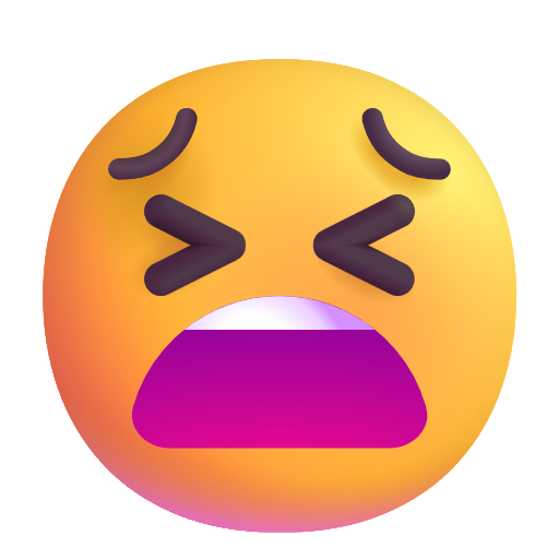 Tired Face on Microsoft 3D