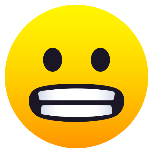 Grimacing Face on JoyPixels