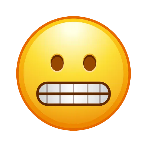 Grimacing Face on Telegram