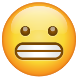 Grimacing Face on WhatsApp