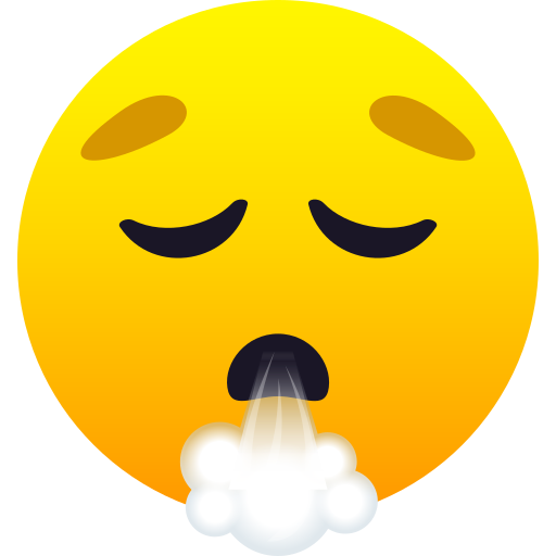 Face Exhaling on JoyPixels