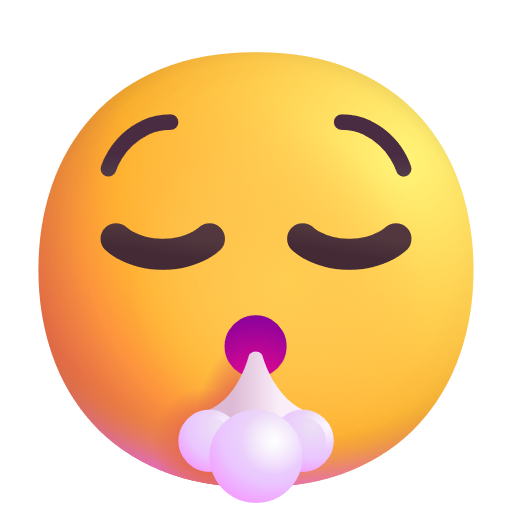 Face Exhaling on Microsoft 3D