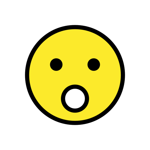 Face With Open Mouth on OpenMoji