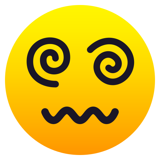 Face With Spiral Eyes on JoyPixels