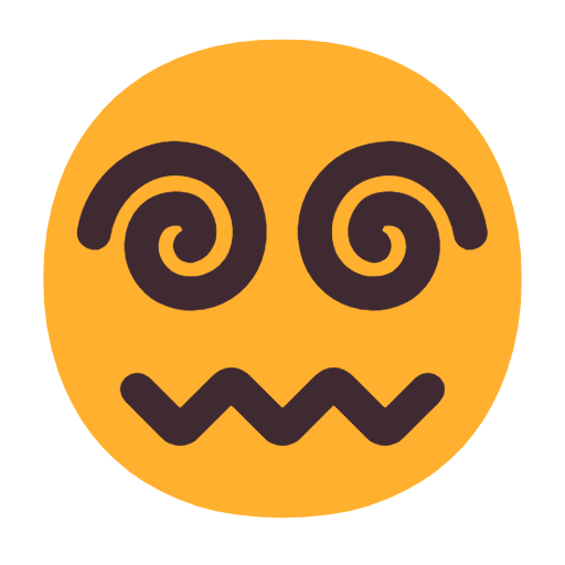 Face With Spiral Eyes on Microsoft Fluent