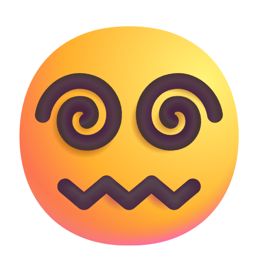 Face With Spiral Eyes on Microsoft 3D