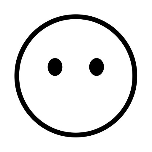 Face Without Mouth on Noto Emoji