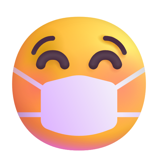 Face With Medical Mask on Microsoft 3D