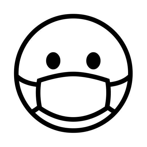 Face With Medical Mask on Noto Emoji