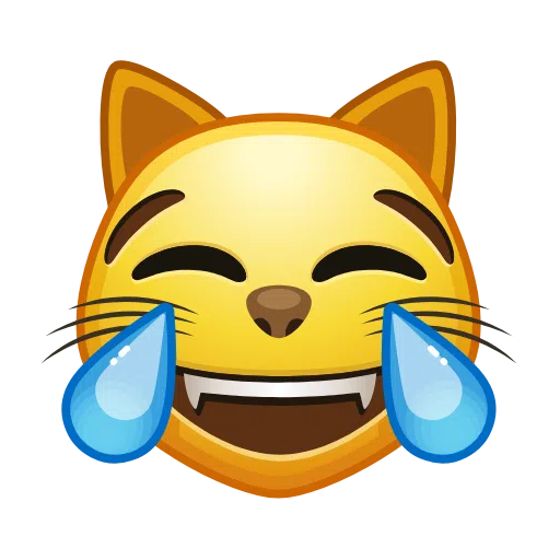 Cat Face With Tears Of Joy on Telegram