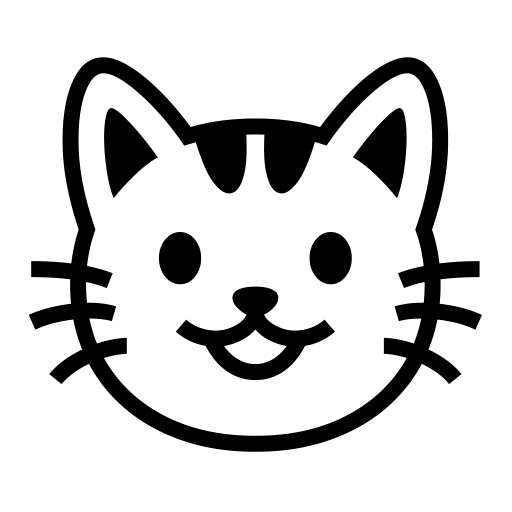 Smiling Cat Face With Open Mouth on Noto Emoji