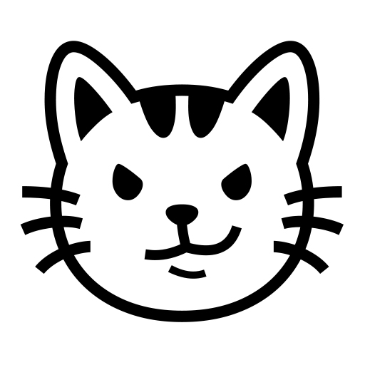 Cat Face With Wry Smile on Noto Emoji