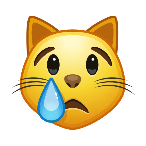 Crying Cat Face on Telegram