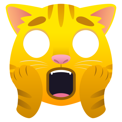 Weary Cat Face on JoyPixels