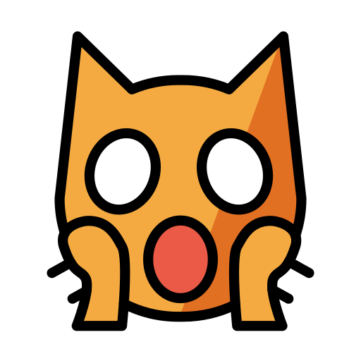 Weary Cat Face on OpenMoji