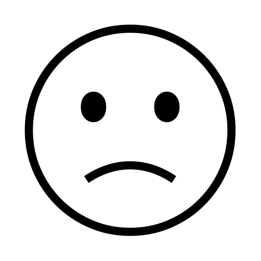 Slightly Frowning Face on Noto Emoji