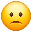 Slightly Frowning Face on Samsung