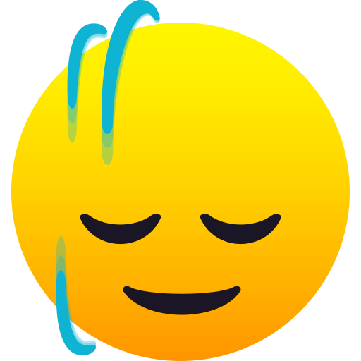 Head Shaking Vertically on JoyPixels