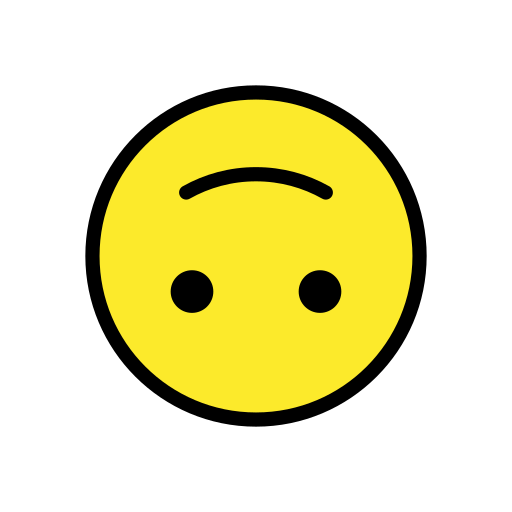 Upside-down Face on OpenMoji