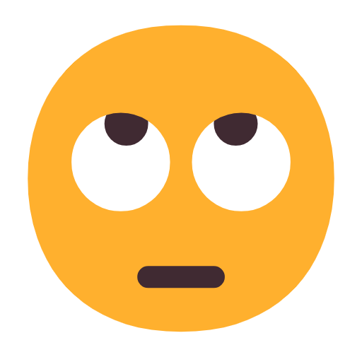 Face With Rolling Eyes on Microsoft Fluent