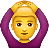 Man Gesturing Ok on WhatsApp