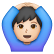 Man Gesturing Ok: Light Skin Tone on Samsung