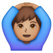Man Gesturing Ok: Medium Skin Tone on Samsung