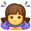 Woman Bowing on Samsung