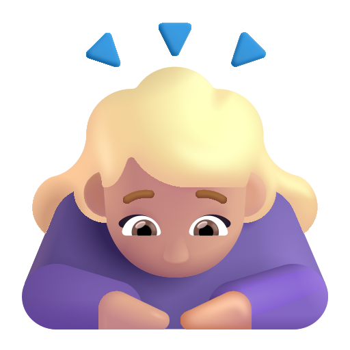 Woman Bowing: Medium-Light Skin Tone on Microsoft 3D