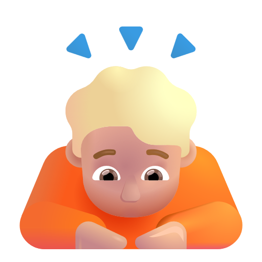 Person Bowing Deeply: Medium-Light Skin Tone on Microsoft 3D