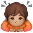 Person Bowing Deeply: Medium Skin Tone on Samsung