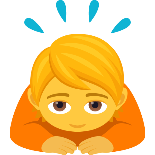 Person Bowing Deeply on JoyPixels