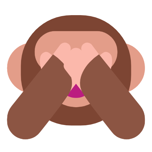 See-no-evil Monkey on Microsoft Fluent